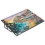 Suport portabil pentru puzzle cu design elegant negru pentru puzzle orizontal de 50 x 70 cm
